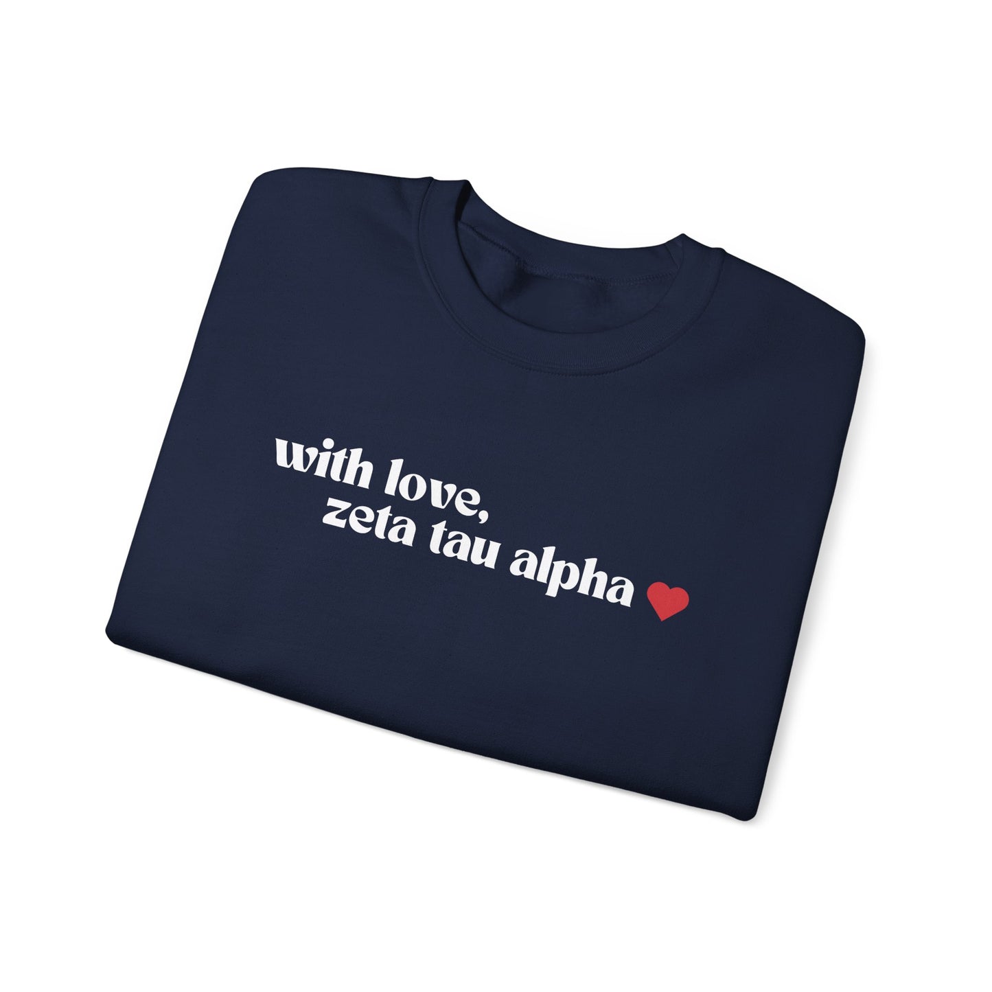 With Love, ZTA Crewneck