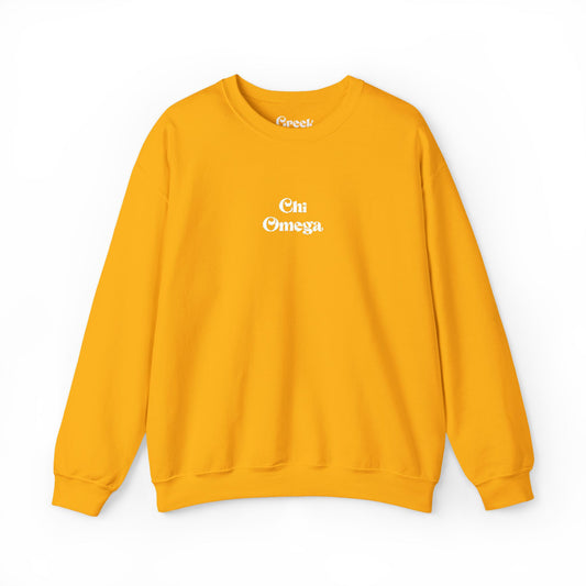 Chi Omega Embroidered Crewneck