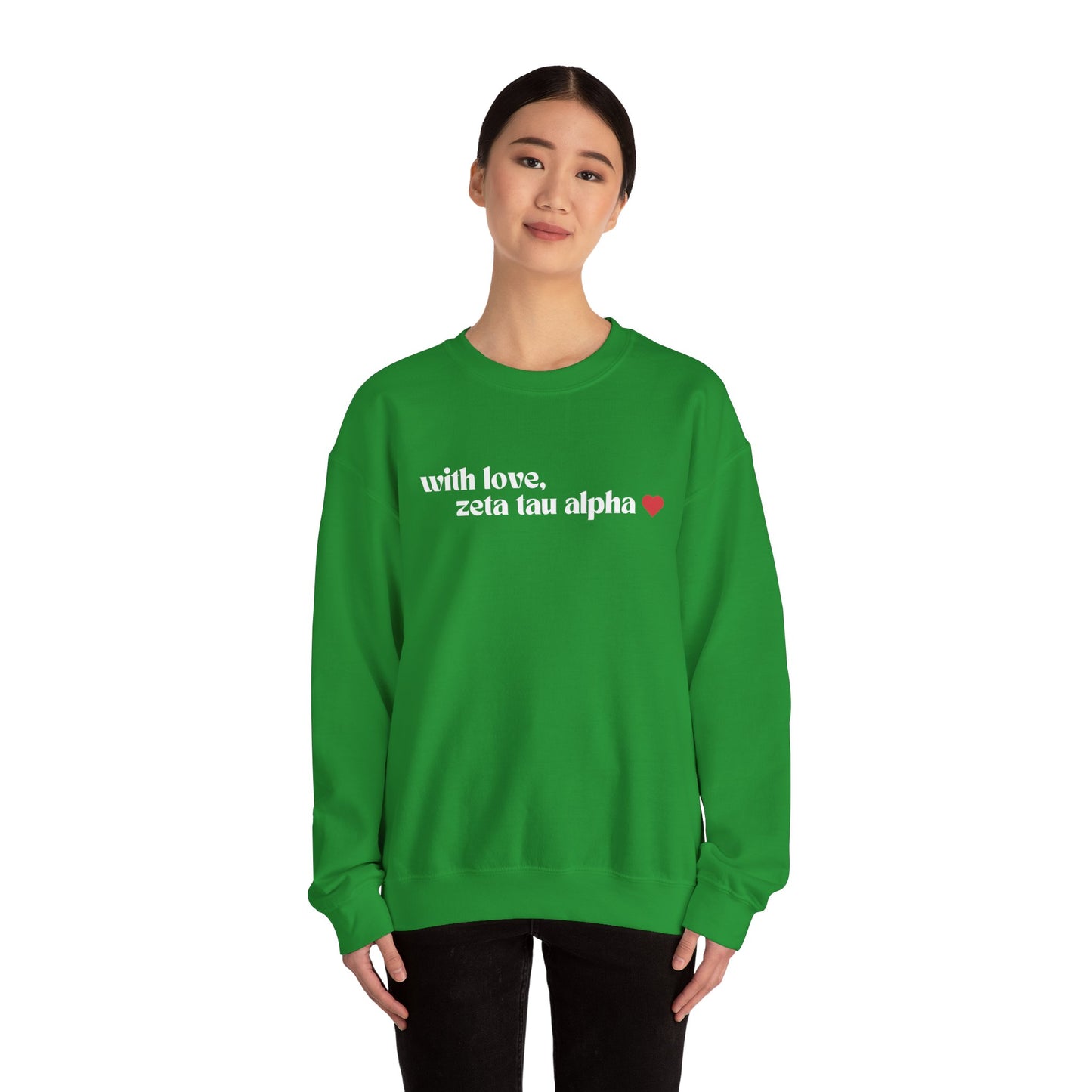With Love, ZTA Crewneck