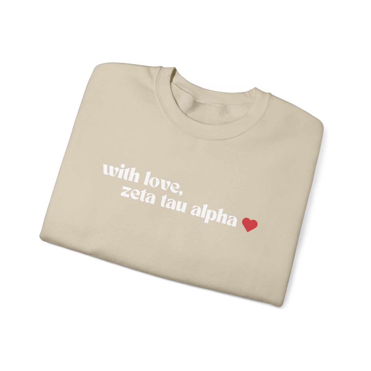 With Love, ZTA Crewneck