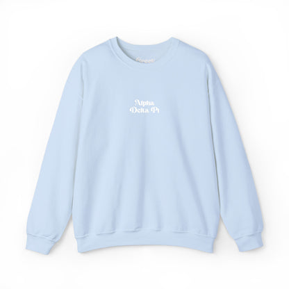 Alpha Delta Pi Embroidered Crewneck