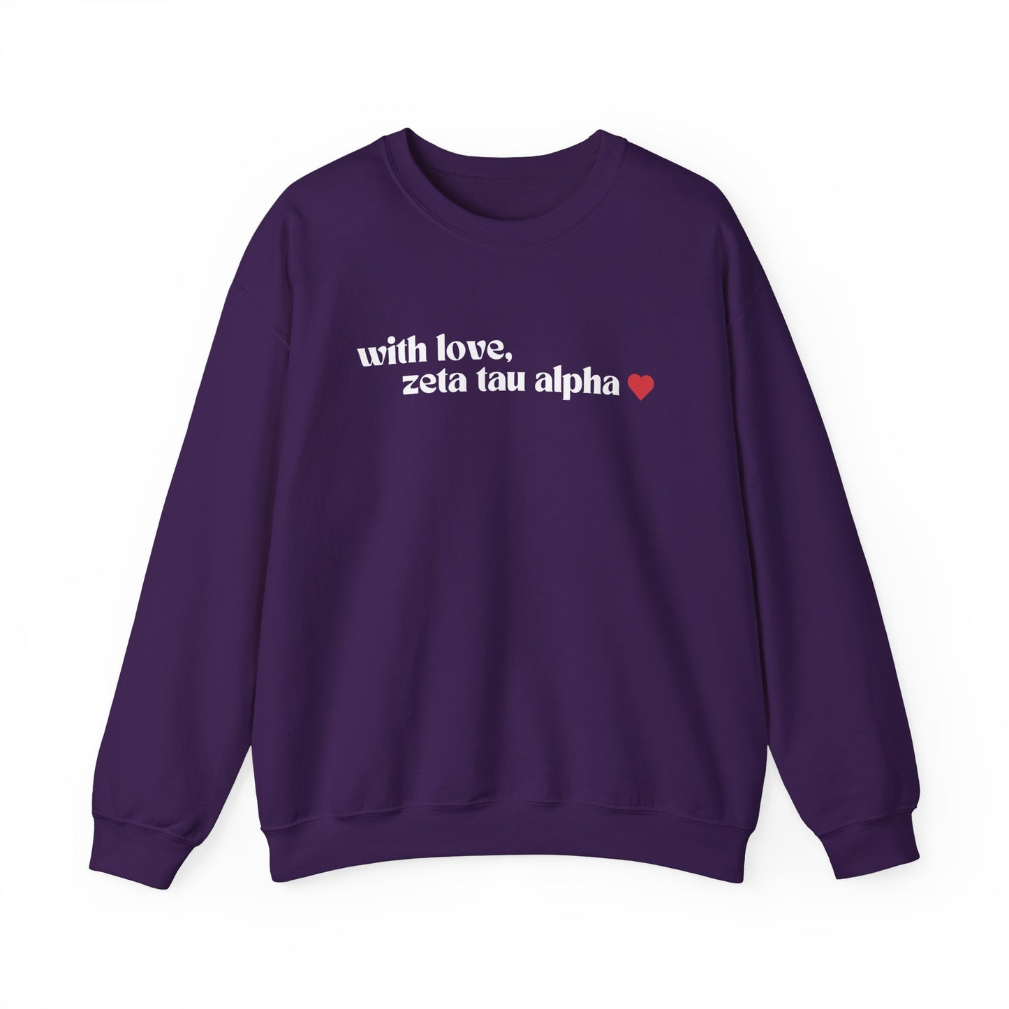 With Love, ZTA Crewneck