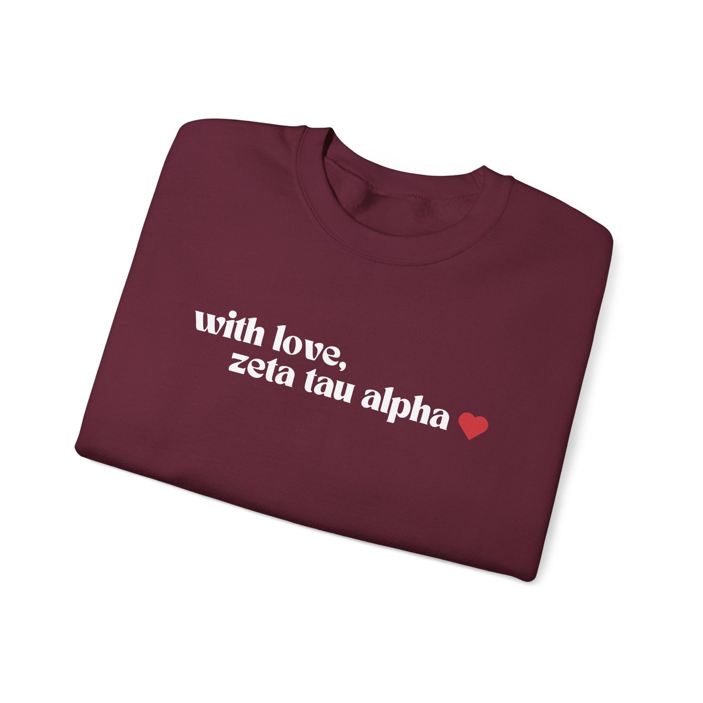 With Love, ZTA Crewneck