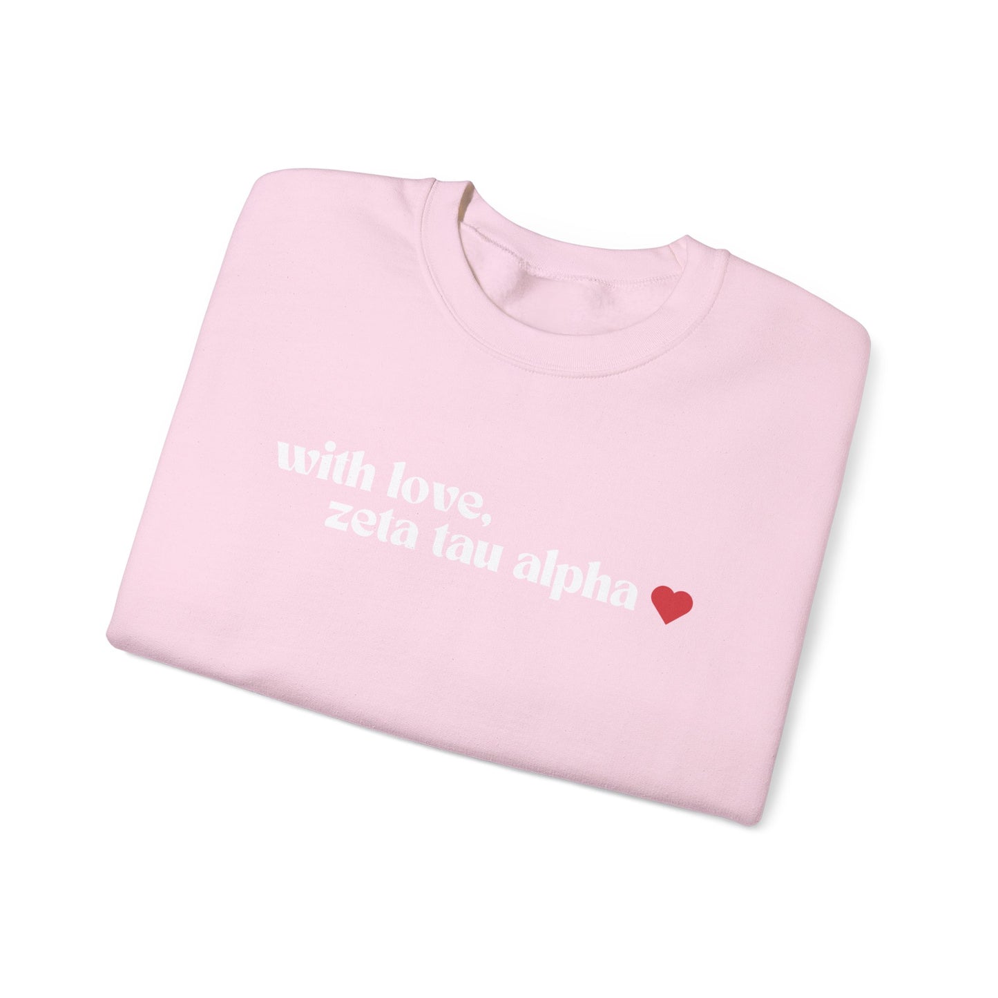 With Love, ZTA Crewneck