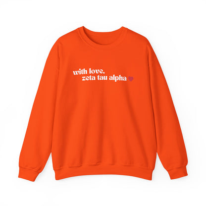 With Love, ZTA Crewneck