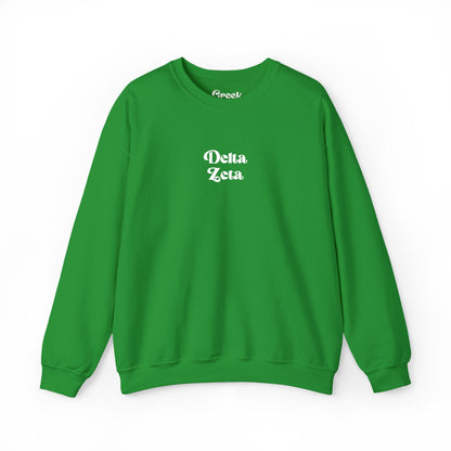 Delta Zeta Embroidered Crewneck