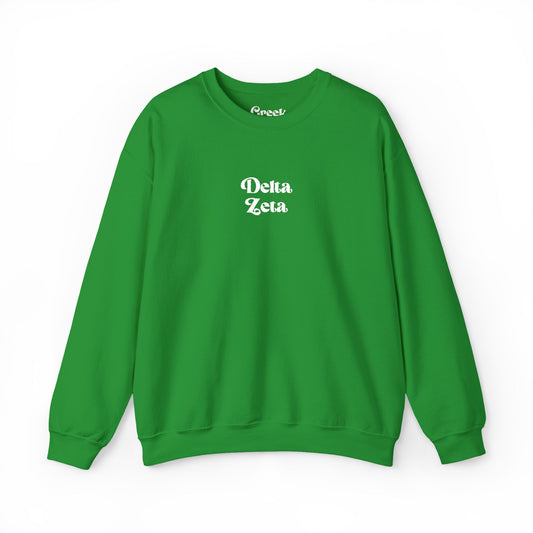 Delta Zeta Embroidered Crewneck
