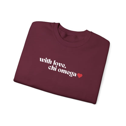With Love, ChiO Crewneck