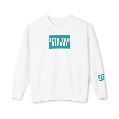 ZETA! Teal Crewneck