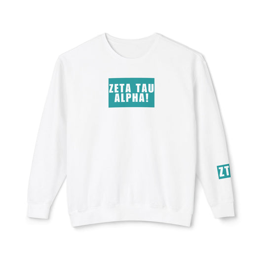 ZETA! Teal Crewneck