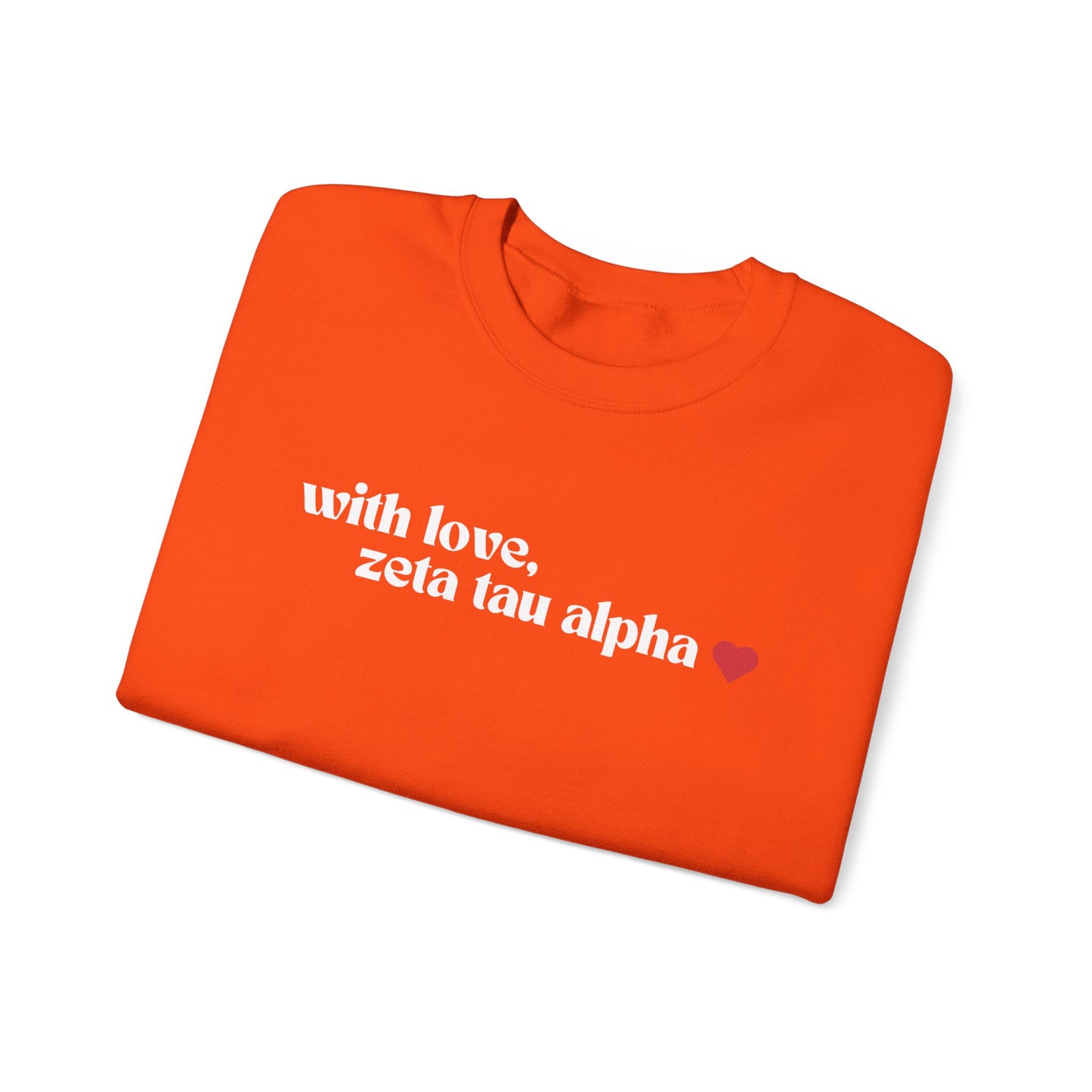 With Love, ZTA Crewneck