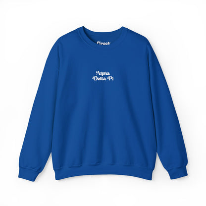 Alpha Delta Pi Embroidered Crewneck