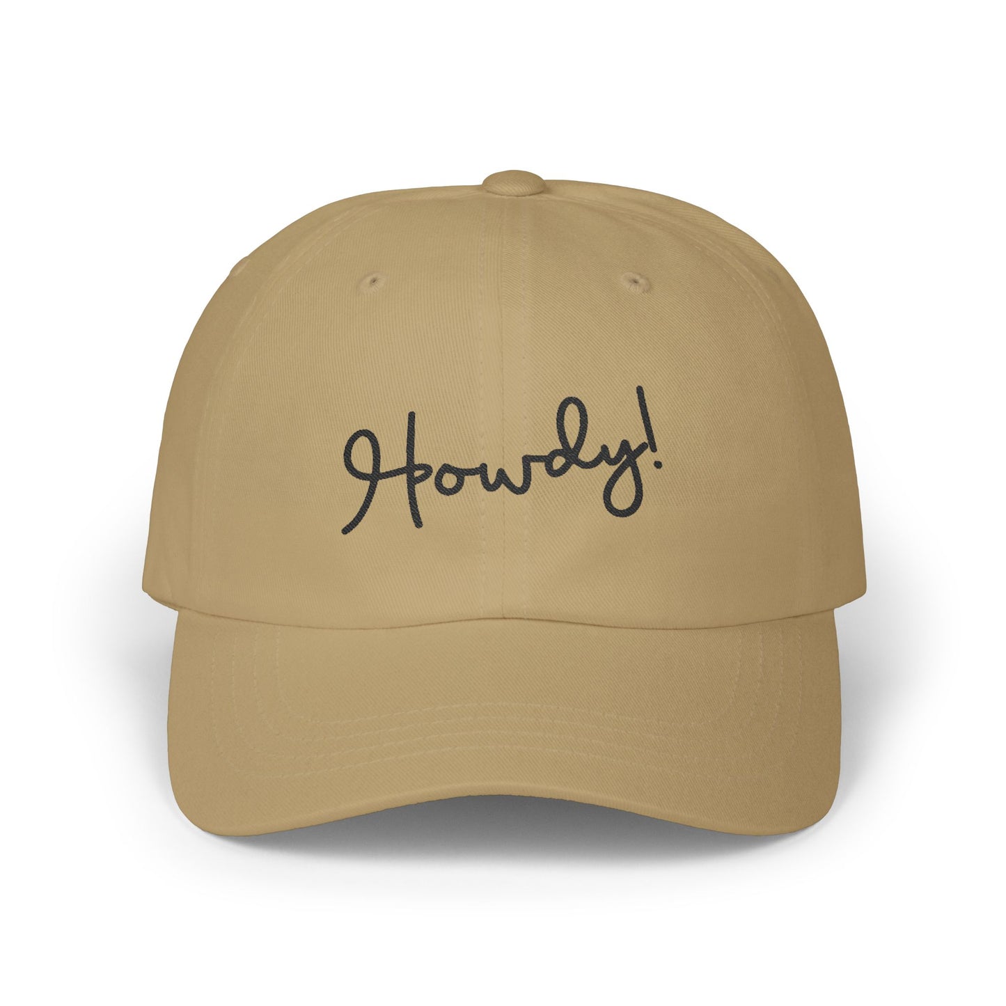 Howdy! Embroidered Cap