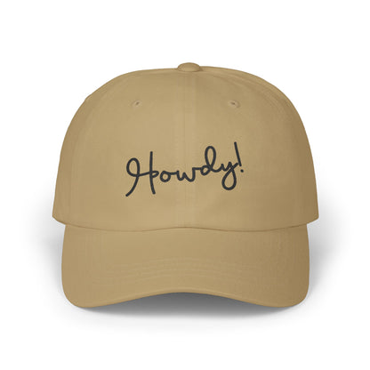 Howdy! Embroidered Cap