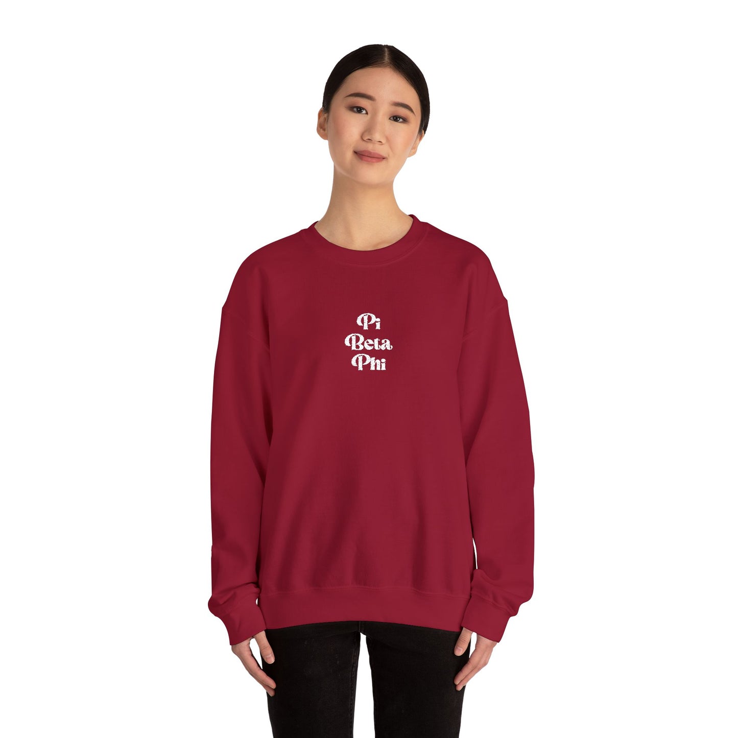 Pi Beta Phi Embroidered Crewneck