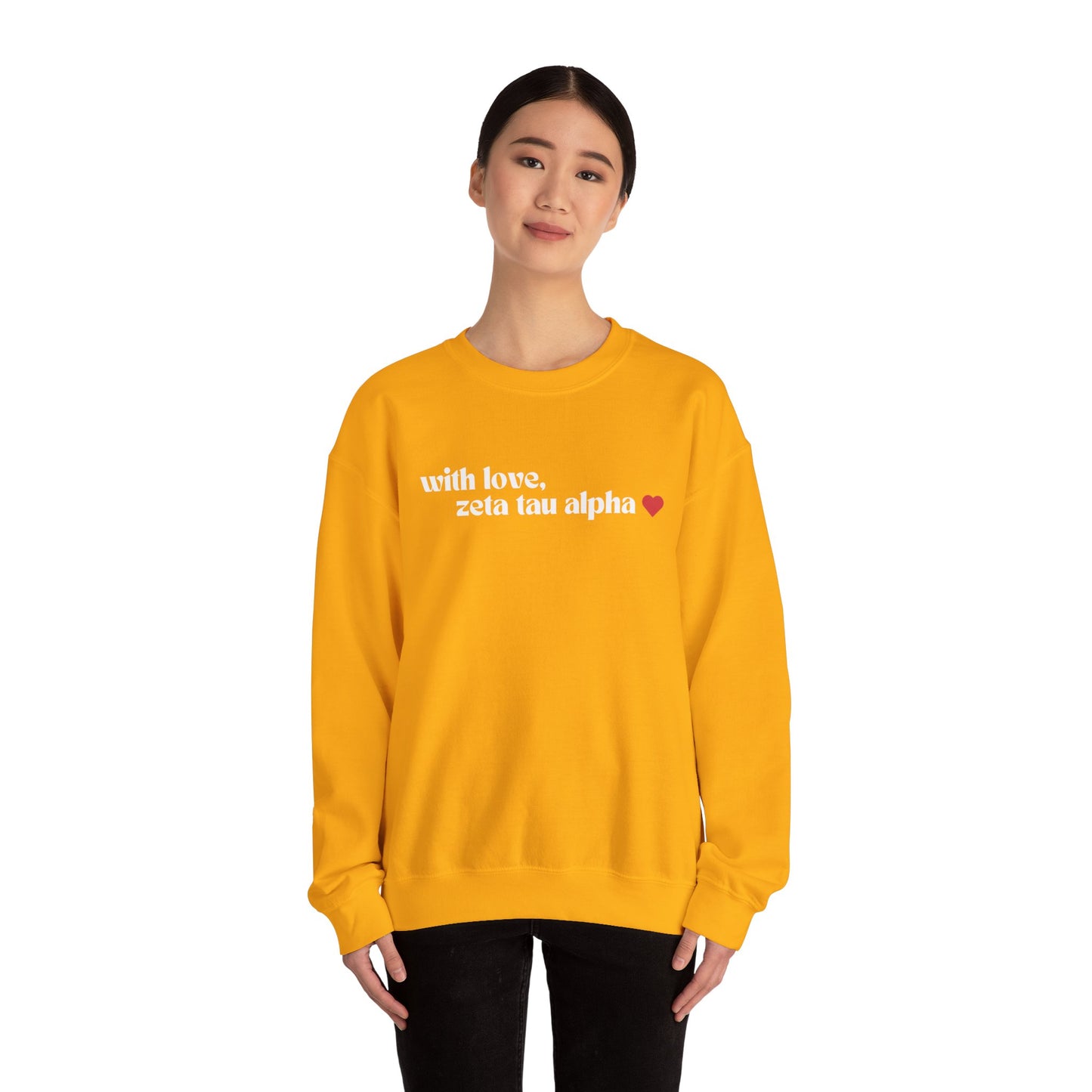 With Love, ZTA Crewneck