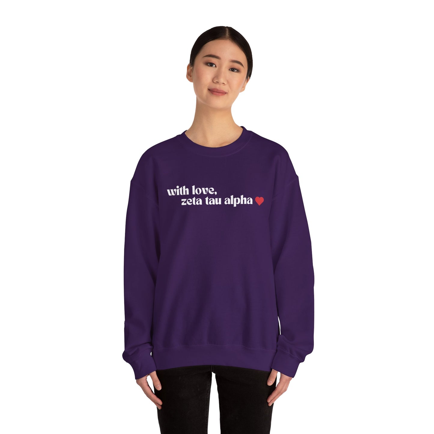 With Love, ZTA Crewneck