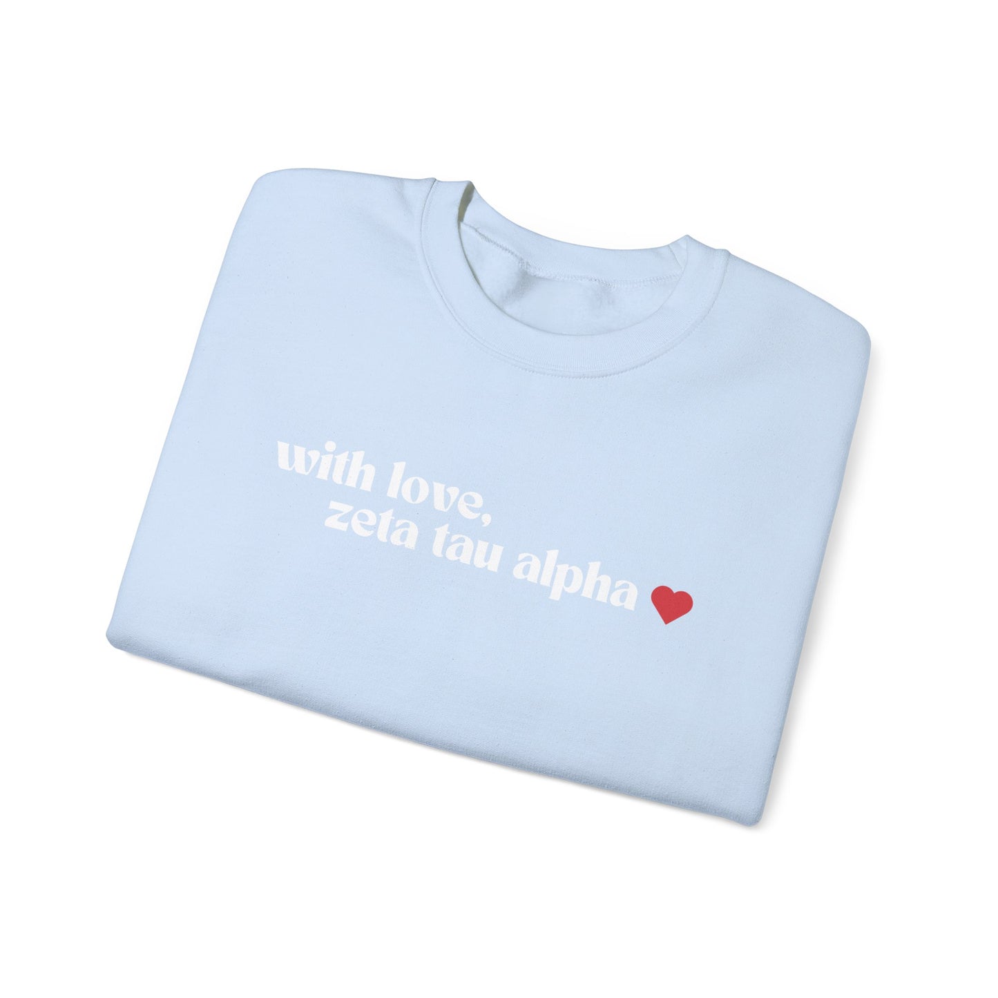 With Love, ZTA Crewneck