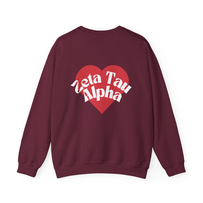 With Love, ZTA Crewneck