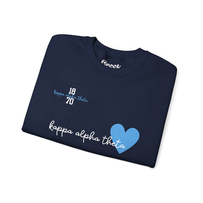 Theta Retro Love Crewneck
