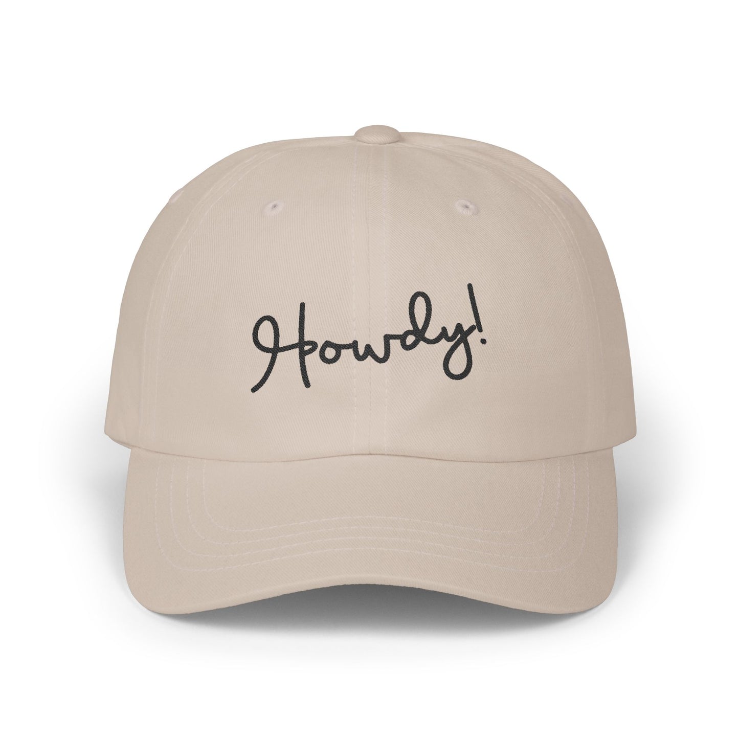Howdy! Embroidered Cap