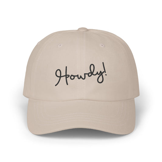 Howdy! Embroidered Cap