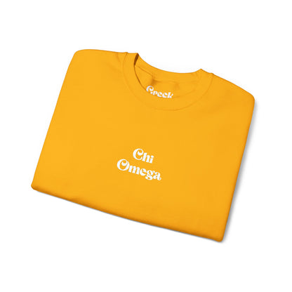 Chi Omega Embroidered Crewneck