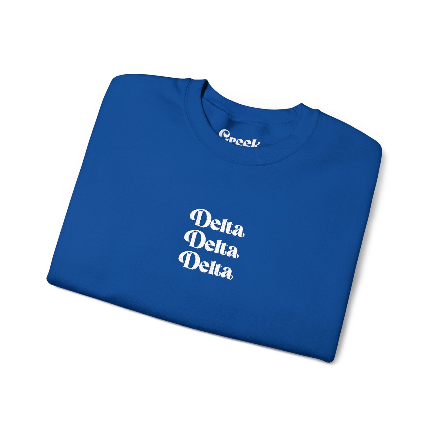 Tri Delta Embroidered Crewneck