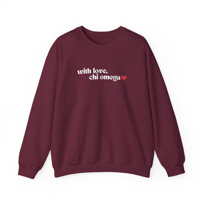 With Love, ChiO Crewneck