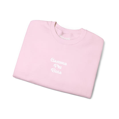 Gamma Phi Beta Embroidered Crewneck