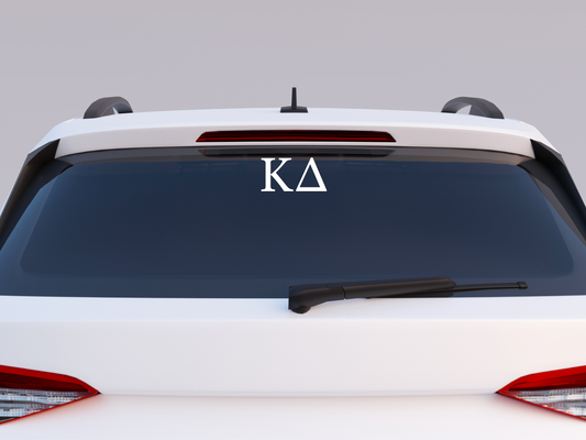 Kappa Delta Greek Letter Decal