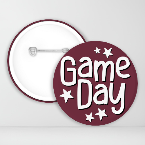 Maroon Starry Game Day