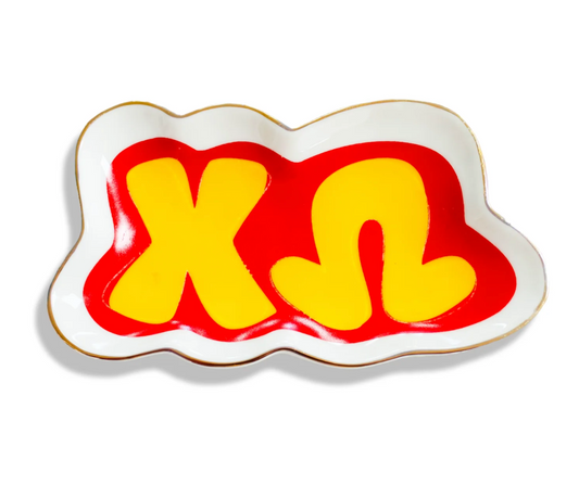 Chi Omega Sorority Trinket Tray